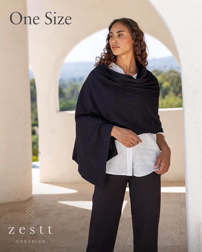 Dreamsoft Travel Scarf, Wrap and Shawl for Women, Organic Cotton - Image 5
