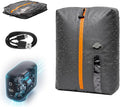 Travel Vacuum Bags With Pump, 1 Pack 22L Compression Kit For Clothes | IPX8 Waterproof; 3-5 Minute Compression; USB-C Cordless Pump; Up To 60-Minute Runtime; Saves Up To 60% Space; Airtight Seal by Roseek