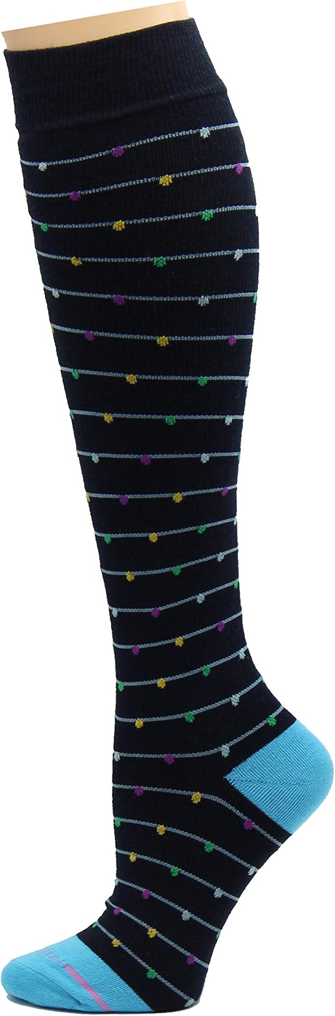 Dr. Motion 3 Pairs Therapeutic Graduated Compression Women's Knee-hi Socks - Image 4