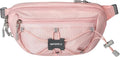 WATERFLY Small Fanny Pack RFID Blocking Travel Hiking Crossbody Waist Bag | Anti-theft design, Water resistant, Lockable zipper, Hidden rear pocket, Lightweight hip belt bag, EDC Running, Cycling, Gym by Waterfly