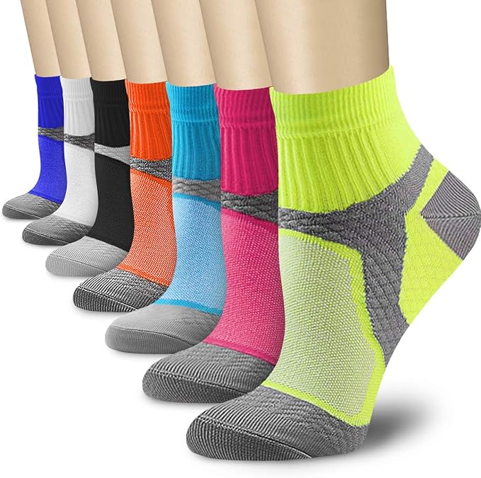 CHARMKING Compression Socks for Women & Men Circulation 15-20 mmHg is Best for Athletic Running Cycling Nurse Daily Wear by CHARMKING