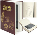 Large Decorative Book Safe with Combination Lock, 10.82"×7.67"×1.77" Hidden Storage Diversion Box for Cash, Phone, Passport, Valuables – Home Office Bookshelf, Journey Secrets by UWILLION