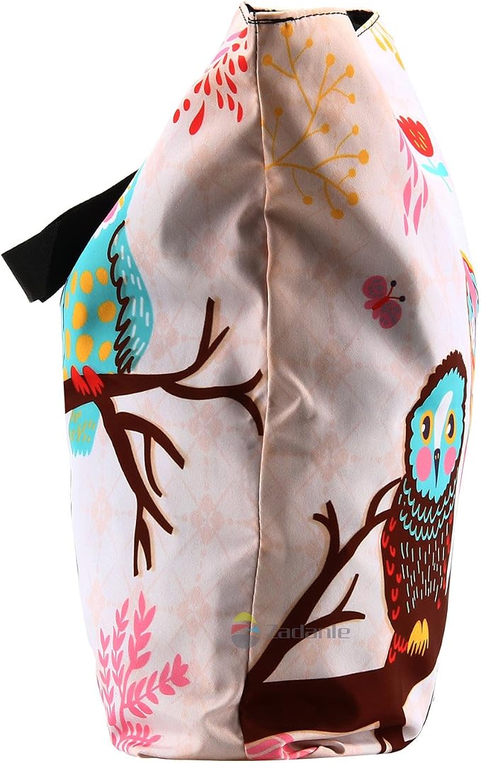 Beach Tote Bags Travel Totes Bag Shopping Zippered Tote for Women Foldable Waterproof Overnight Handbag - Image 4
