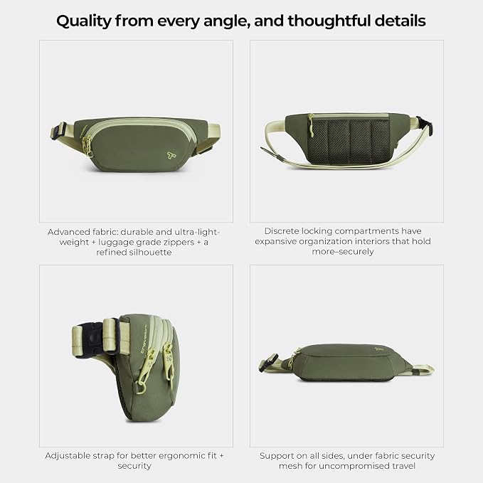 Travelon Anti-Theft The Voyages Waist Pack - Image 5