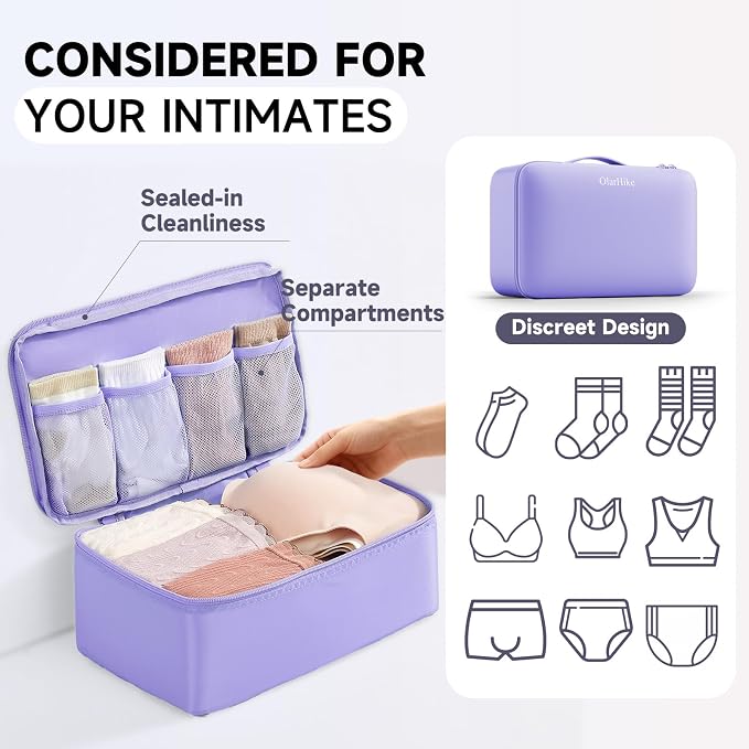 OlarHike 11 Set Packing Cubes for Travel, Gifts for Women Mom,Anti-Tearing Suitcase Organizer with Over 1000 pcs Mesh Holes,Vacation Essentials & Accessories for Cruise Ship - Image 5