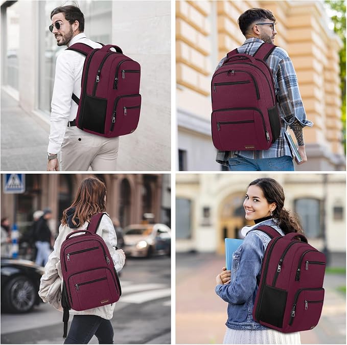 BIKROD Backpack for Girls Women, School Backpack for Teen Boys, Lightweight Casual High School Bookbag, Daily-use Travel Laptop Backpack Fits 15.6 Inch Notebook - Image 6