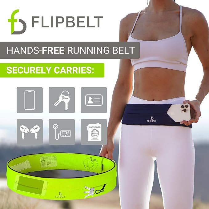 FlipBelt Classic Running Belt, Phone Holder for Running, Money Belt Pouch - Image 2