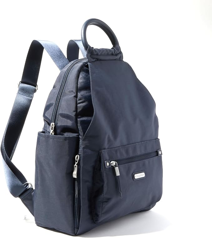 Baggallini All Day Backpack with RFID Phone Wristlet - Lightweight Travel Backpack for Women - Image 12