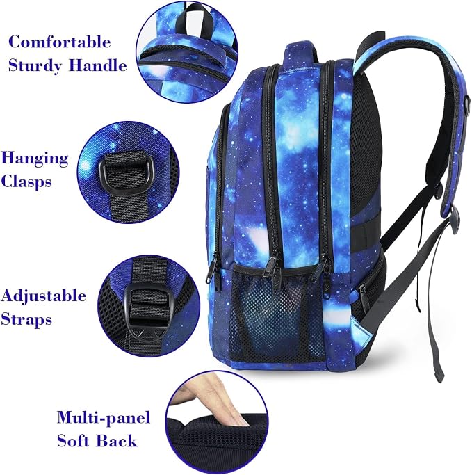 MATEIN 15.6 inch Laptop Backpack for Men Women, Cool Backpack for College | Water Resistant, Lightweight Commute, Anti Theft College Daypack, with Luggage Strap, Durable Breathable - Image 5