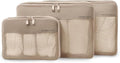 Briggs & Riley Travel Essentials Carry-On Compression Packing Cube Set, Tan by Unknown