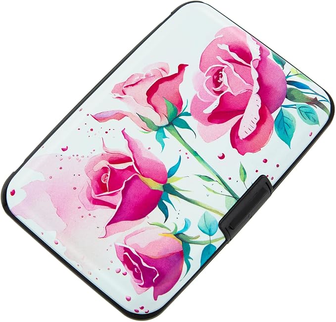 Credit Card Holder Small RFID Blocking Wallet Business Metal Slim Mini Aluminum Hard Case for Women Men - Image 2