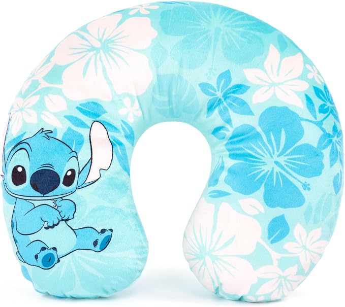 Jay Franco Disney Lilo & Stitch Kids Travel Set - 3 Piece Set Includes 40 x 50 Throw Blanket, Eye Mask, and Neck Pillow - Super Soft & Cozy Travel Accessories - Image 4