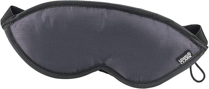 Lewis N. Clark Comfort Sleep Mask | Eye Mask for Travel | Comfortable & Breathable | Light Blocking & Adjustable | Gray by LewisNClark