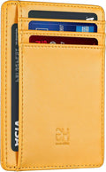 GH GOLD HORSE Slim RFID Blocking Card Holder Minimalist Leather Front Pocket Wallet for Women | Slim by GH+GOLD+HORSE