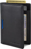 SERMAN BRANDS - Wallets for Men Slim Mens leather RFID Blocking Minimalist Card Front Pocket Bifold Travel Thin by SERMANBRANDS