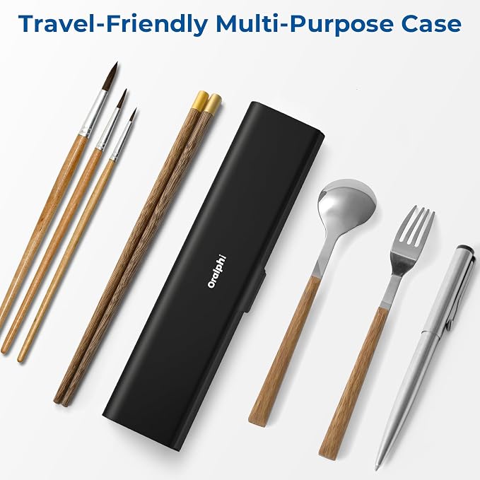 Wider Aluminum Toothbrush Travel Case, Portable Travel Toothbrush Holder, Durable Manual Toothbrush Box Container for Traveling, Bathroom, Camping, Business Trip, Black - Image 8