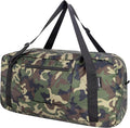 HOLYLUCK Foldable Travel Duffel Bag Luggage Great for Gym -55L, Green Camo by holyluck