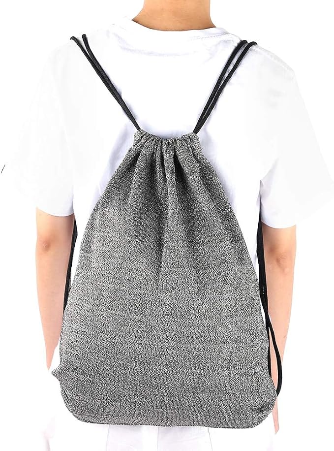 Cut Proof Bag, Cut Proof Bag PE Grade Anti Theft Cut Proof Drawstring Bag Portable Travel Safety Backpack Anti Theft Bag Universal Anti Theft Backpack for Car Plane Train Bike Boat - Image 4