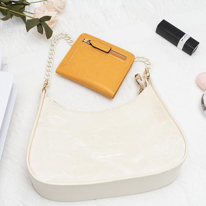Gostwo Small Wallet for Women, Slim Bifold Credit Card Holder, Compact RFID Blocking Cash Wallet, Billfolds Thin Leather Zipper Pocket, Mini Wallet Gift for Ladies Teen Girls Travel with ID Window - Image 7
