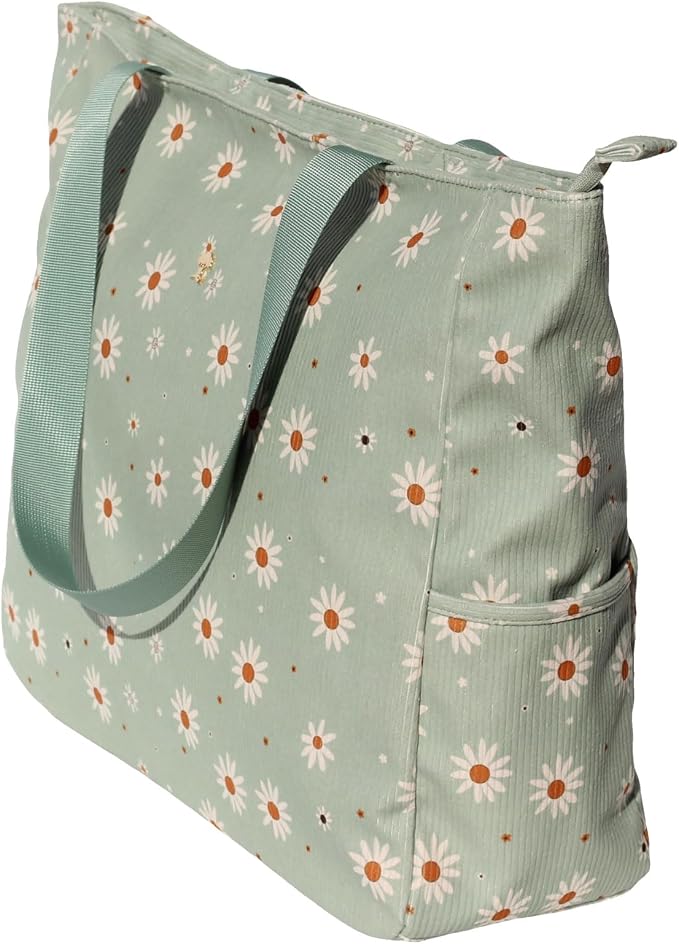 ESVAN LARGE BEACH BAG Water Resistant Lightweight 20 inch Women Oversize Tote Bag for Gym Beach Travel Pool Yoga Nurse - Image 8
