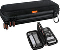 Double-Layer Hard Shell Electronics Organizer Travel Case | Shockproof Hard Shell Carrying Case,Portable Tech Accessories Zipper Bag for Cord, Cable, Charger, Phone, Power Bank & USB by GLCON