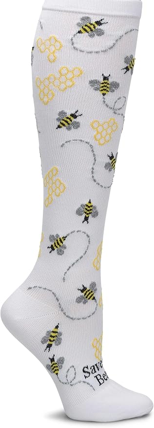 Nurse Mates Women's Calf Socks | 12-14 mmHg Compression | Superior Support & Comfort | 1 Pair by Nurse+Mates