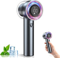 1-100 Speed Portable Handheld Turbo Fan, 【15000RPM】Ultra High-speed,Personal Hand Held Travel Fans,5000mAh Battery Rechargeable Mini Fans,Digital Display,Small Pocket Fan for Summer Essential Gift by JINLICTE
