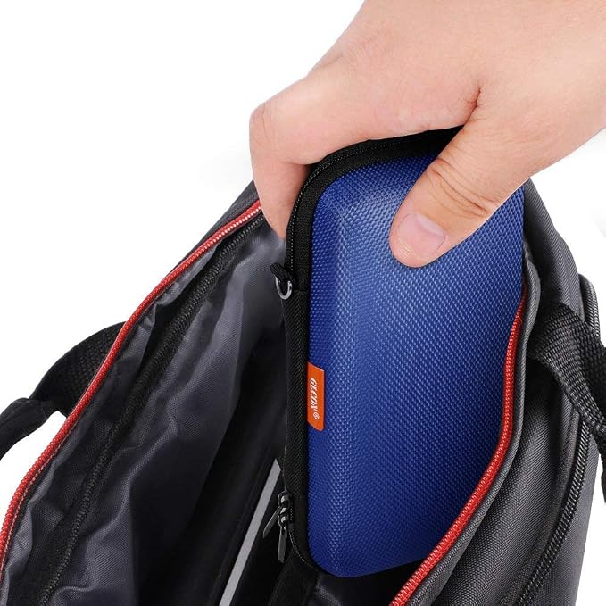 Small Carrying Bag for GPS Hard Drive, Portable EVA Protection Case | Mesh Inner Pocket, Universal Travel Pouch for External Battery, Cell Phone, USB Charging Cable, Zipper - Image 7
