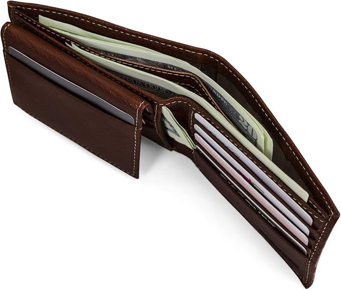 Timberland Men's Genuine Leather Passcase Security RFID Wallet - Image 5