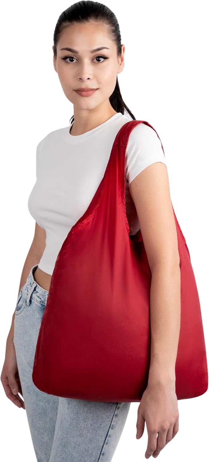 Nanobag XL 25L Tote Foldable Packable Reusable Grocery Shopping Bag | 1.05 oz Premium Portable Collapsible Extra Large Pocket-Sized for Everyday Use, Beach & Travel - Image 2