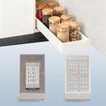Fokyfok Pull out Cabinet Organizer,7"-11"W,17"-24"D,Expandable,Adhesive | No Drill,Adjustable Slide out Drawers for Kitchen,Pantry,Roll out Shelves,for Cabinets Without Lip,Bathroom,White,1PC by Fokyfok