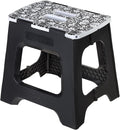 Vigar Compact Foldable Step Stool for Adults up to 330 lb, Rococco | 12-1/2 in Stool, Lightweight Design, Non Slip Folding Construction, Step Stool for Adults by VIGAR