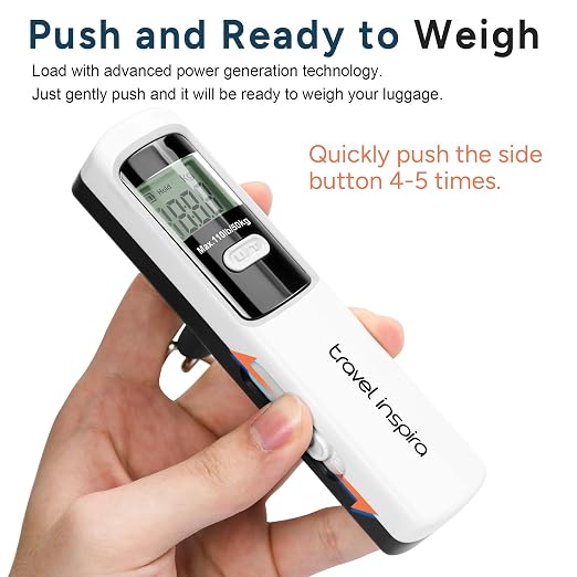 Battery-Free Luggage Scale – No Batteries Needed, Portable Digital Hanging Suitcase Weight Scale for Air Travel & Checked Bags, 110lb/50kg, LCD Display, Compact Travel Accessory - Image 7