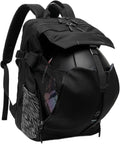 Motorcycle Backpack, 17'' Laptop Compartment, High-Density Nylon, Adjustable Helmet Holder, Reflective, Waterproof for Outdoor Enthusiasts | Motorcycle Helmet Storage Backpack Also Fit Basketball Football Soccer,Reflective, Riding & Daily Commute Gift ... by MIHUNTER