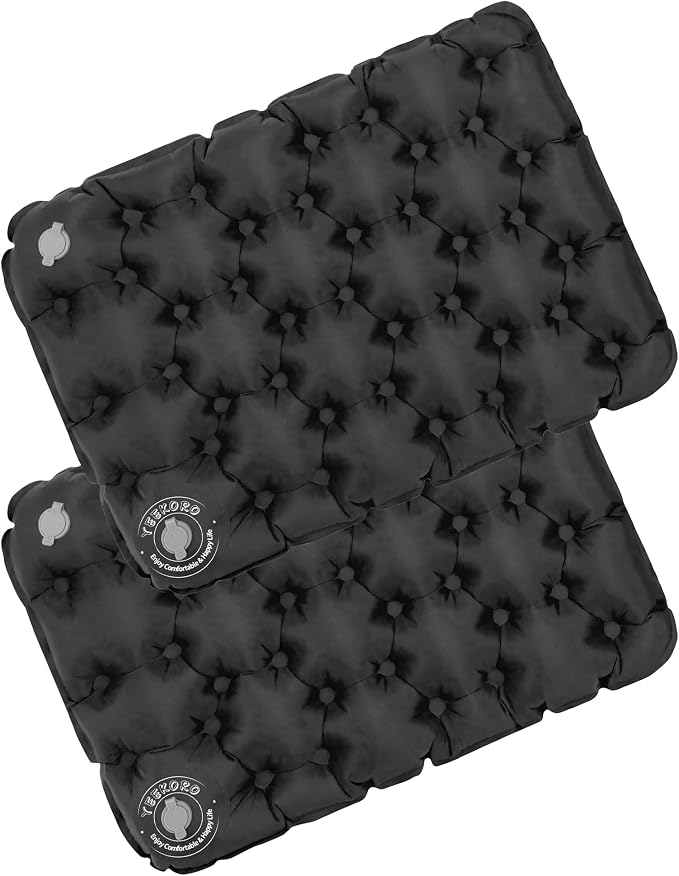 Inflatable Seat Cushion, Porous Design Sitting Pad, Air Seat Cushion, Portable Seat Cushions for Airplane Wheelchair Office Camping by YEEKORO