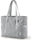 BAGSMART Tote Bag for Women, Tote Bag with Zipper Work Tote with Compartments Nurse Shoulder Hanbag for Travel, Gym by BAGSMART