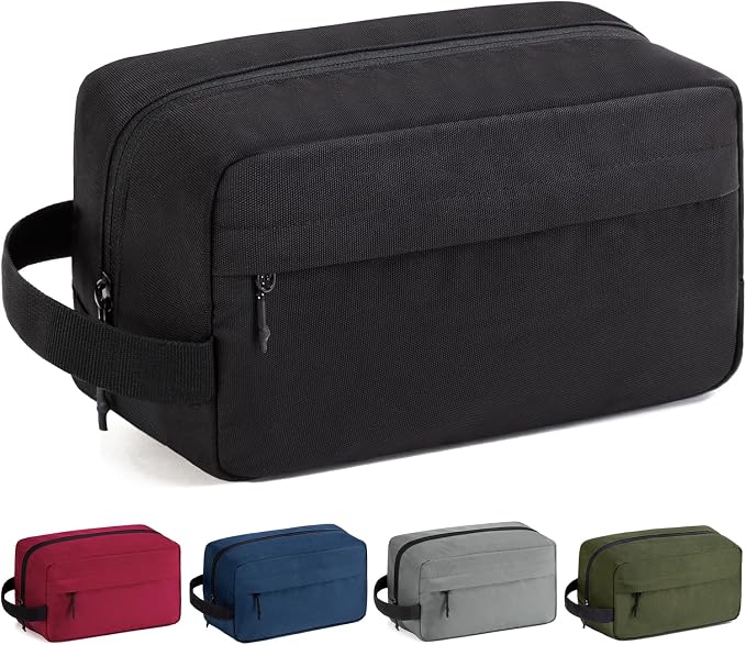 Vorspack Water Resistant Travel Toiletry Bag for Men Women | Travel Bag for Toiletries, Large Capacity, Organized Compartment, Travel Essentials, Suitable for Shaving, Makeup, Cosmetics by Vorspack