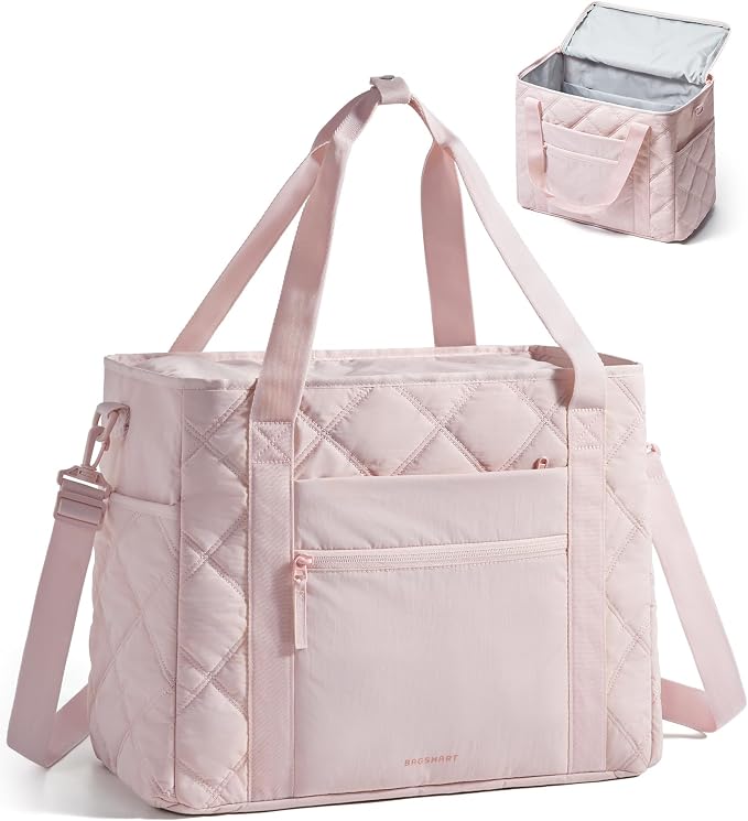 BAGSMART 38L Travel Duffle Bag, Weekender Overnight Hospital Bag | Carry-On Personal Item Large Tote for Women Labor Delivery by BAGSMART