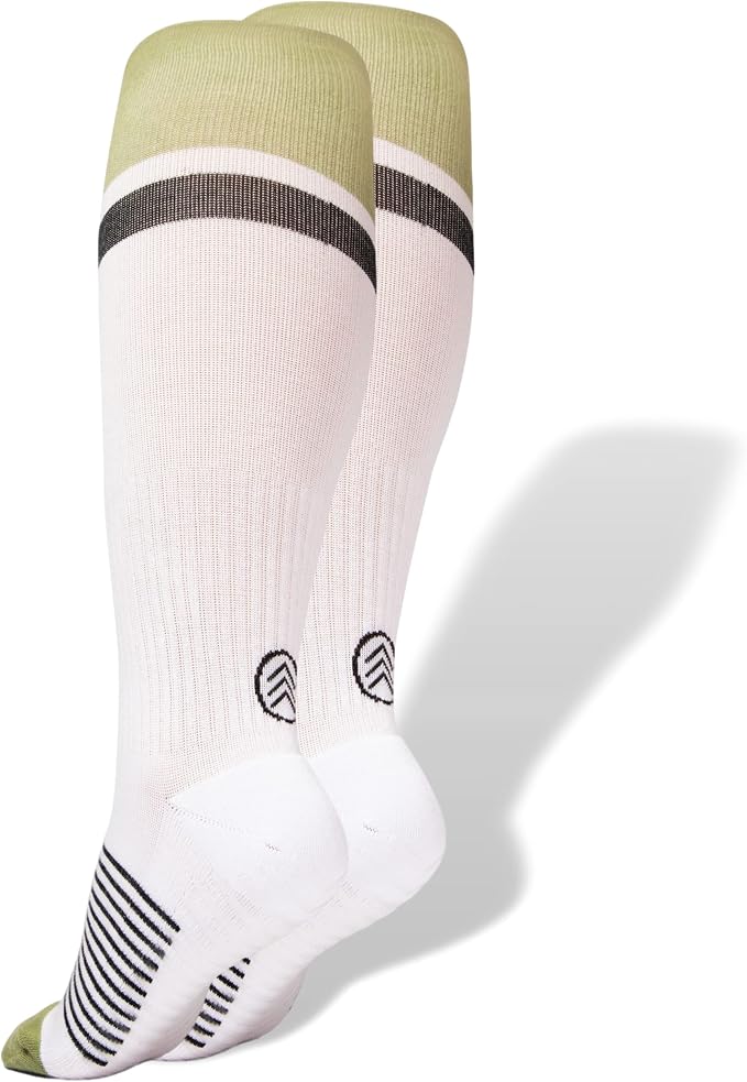 Compression Socks with Grips, 15-20mmHg, Support & Stability for Circulation, Travel, Pregnancy, Nurses by GripjoySocks