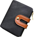 AOXONEL Women's Rfid Small Bifold Leather Wallet Ladies Mini Zipper Coin Purse id card Pocket,Slim Compact Thin by AOXONEL