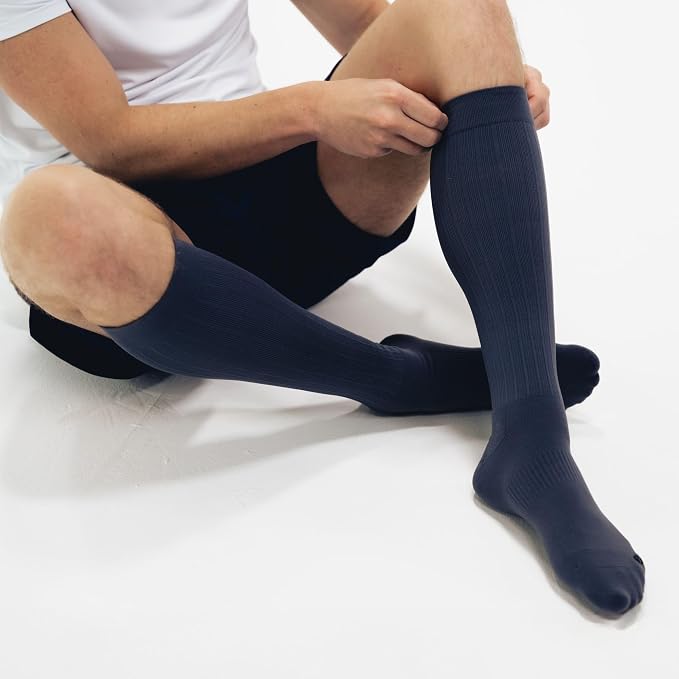 Wellness Compression Socks for circulation, swelling, deep vein thrombosis and calf cramps | 15-20mmHg - Image 6