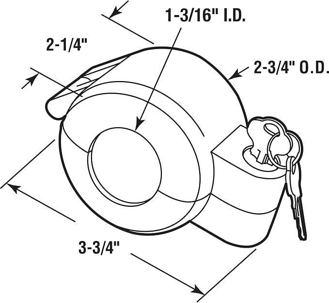 Prime-Line S 4180 Door Knob Lock-Out Device, Gray, Single Pack - Image 5