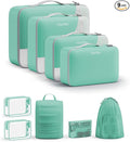 9 Set Packing Cubes for Travel, Gifts for Women Mom,Anti-Tearing Suitcase Organizer,OlarHike Vacation Essentials & Accessories for Cruise Ship by OlarHike