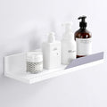 YOHOM White Floating Adhesive Bathroom Wall Storage Shelf No Drilling Display Ledge Organizer for Shower Caddy Kitchen Holder 14.96inch by Yohom