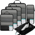 BAGAIL 6 Set Ultralight Compression Packing Cubes Packing Organizer for Travel Accessories Luggage Suitcase Backpack by BAGAIL