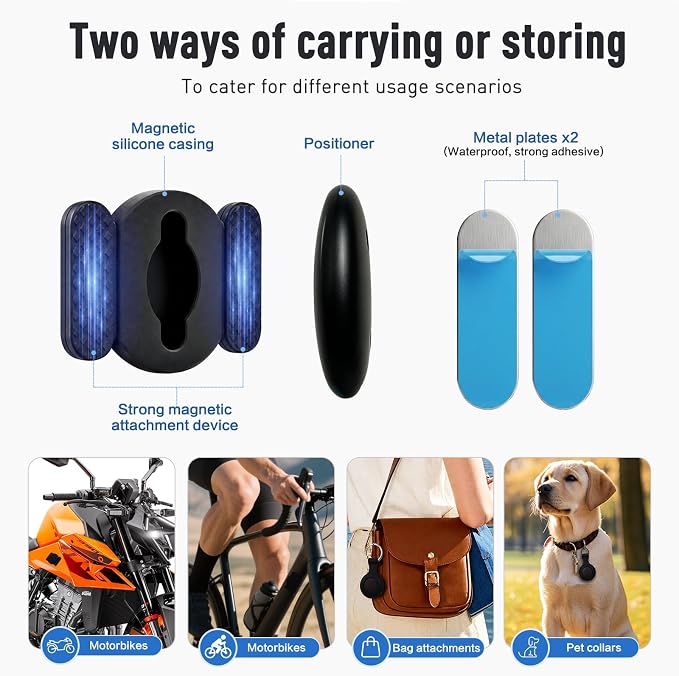 iTagpro GPS Tracker. Bluetooth Locator - Lightweight and Waterproof, Compatible with iOS and Android. Suitable for Locating Keys, Wallets, Pets, Travel, Children, and The Elderly. - Image 2