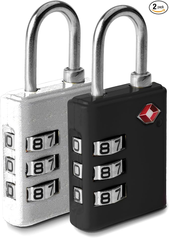 Travelon Set of 2 TSA Accepted Luggage Locks by Travelon