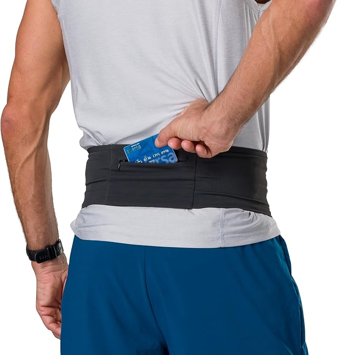 Nathan Zipster Max Running Belt, Running Belts for Women and Men, Bounce-Free Waist Pack with Extra Large Zipper Pocket, Smartphone Storage, Walking, Gym, Hiking - Image 5