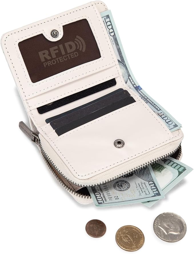 Montana West Wristlet for Women Female Ladies Daisy Wallet with Rfid Blocking Lining Minimalist Lightweight & Easy to Carry - Image 2