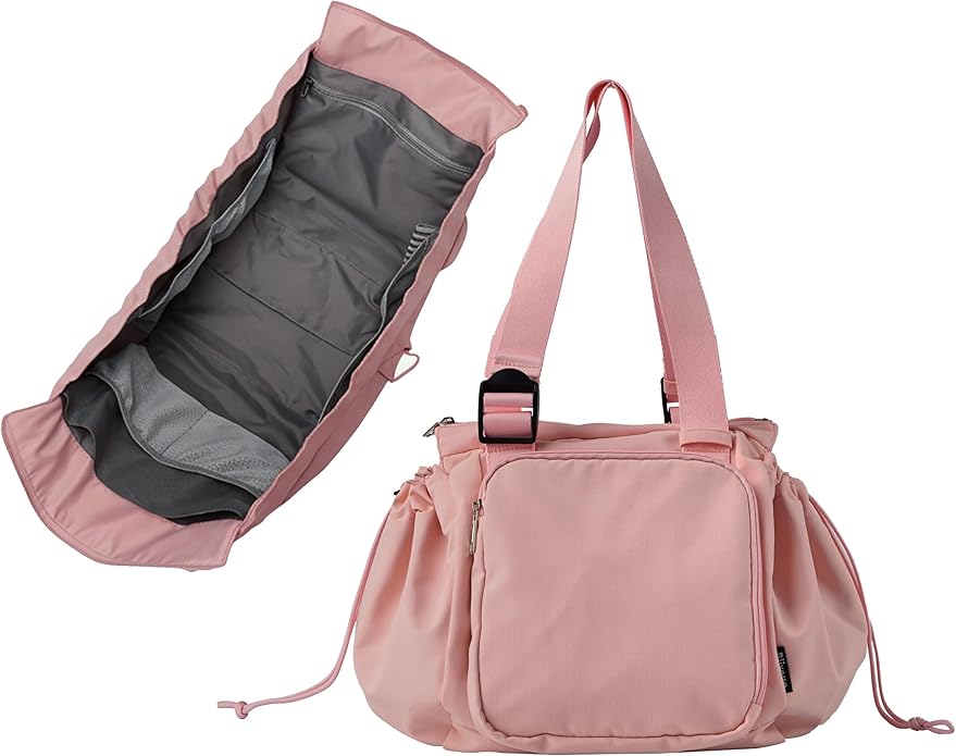 Everyday Bag Tote for Women, Spacious Diaper Bag with 16 Pockets, Durable Travel Bag, Sleek Work Shoulder Bag by BIIVOYA